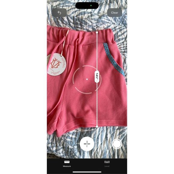 NWT Victoria Dunn Lounge ric rac shorts, Sm 70 E25 - Picture 5 of 5